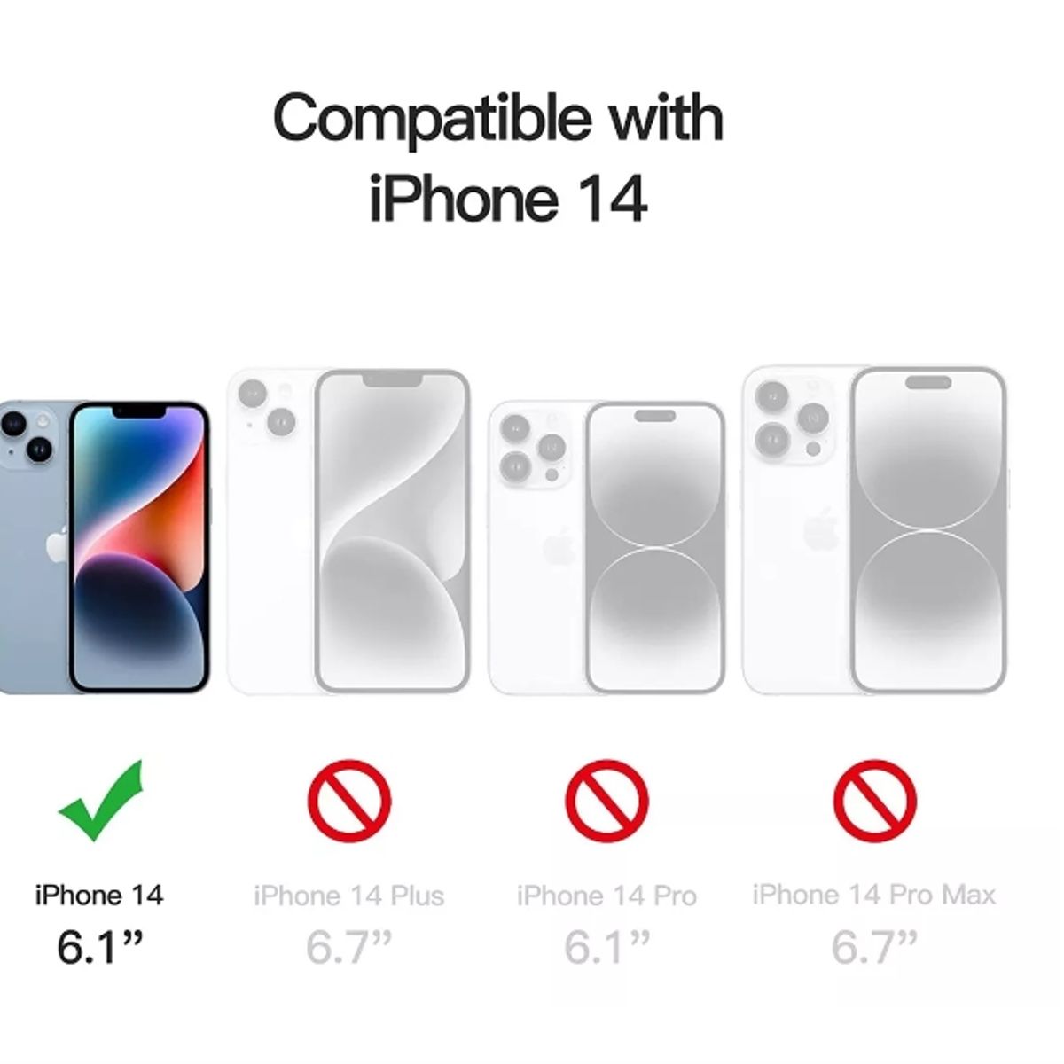 GENERICO - Carcasa Mate Para iPhone varios Funda Magnética Traslucida