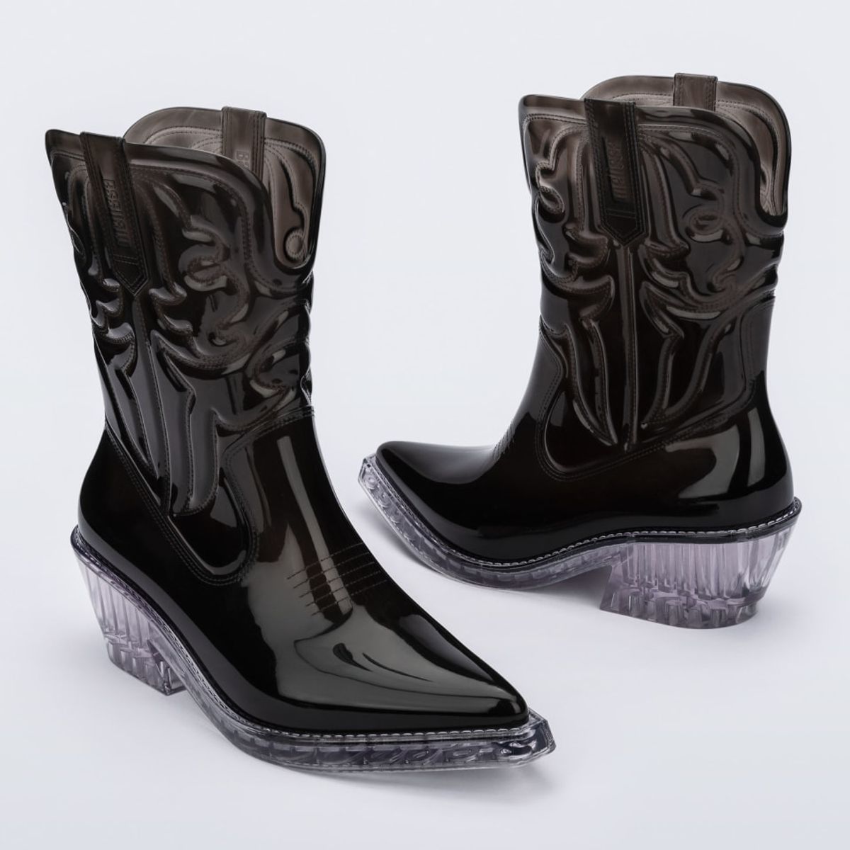 MELISSA - Bota Melissa Texas NegroTransparente Cristal