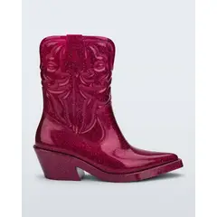 MELISSA - Bota Texas Rosa Glitter
