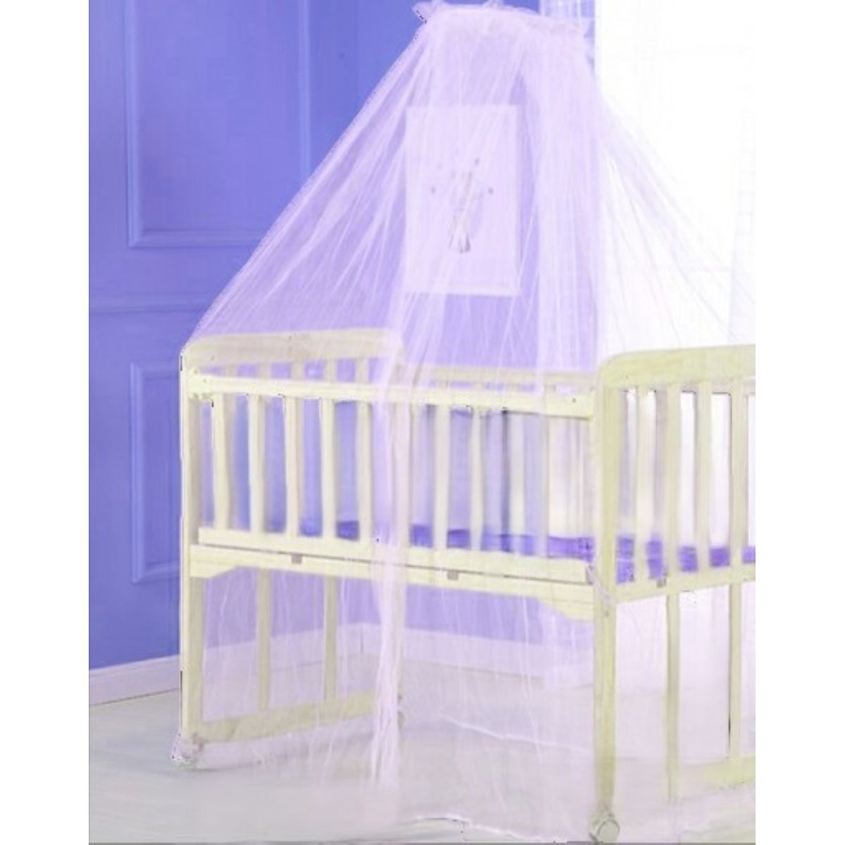 GENERICO - Malla Mosquitera Cerrada Para Cuna - Lila