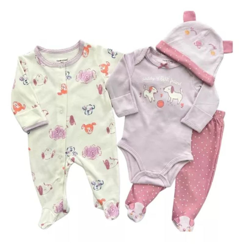 TEDMIMAK - Pack Ajuar Bebe Niño Y Niña 100% Algodon Tedmimak