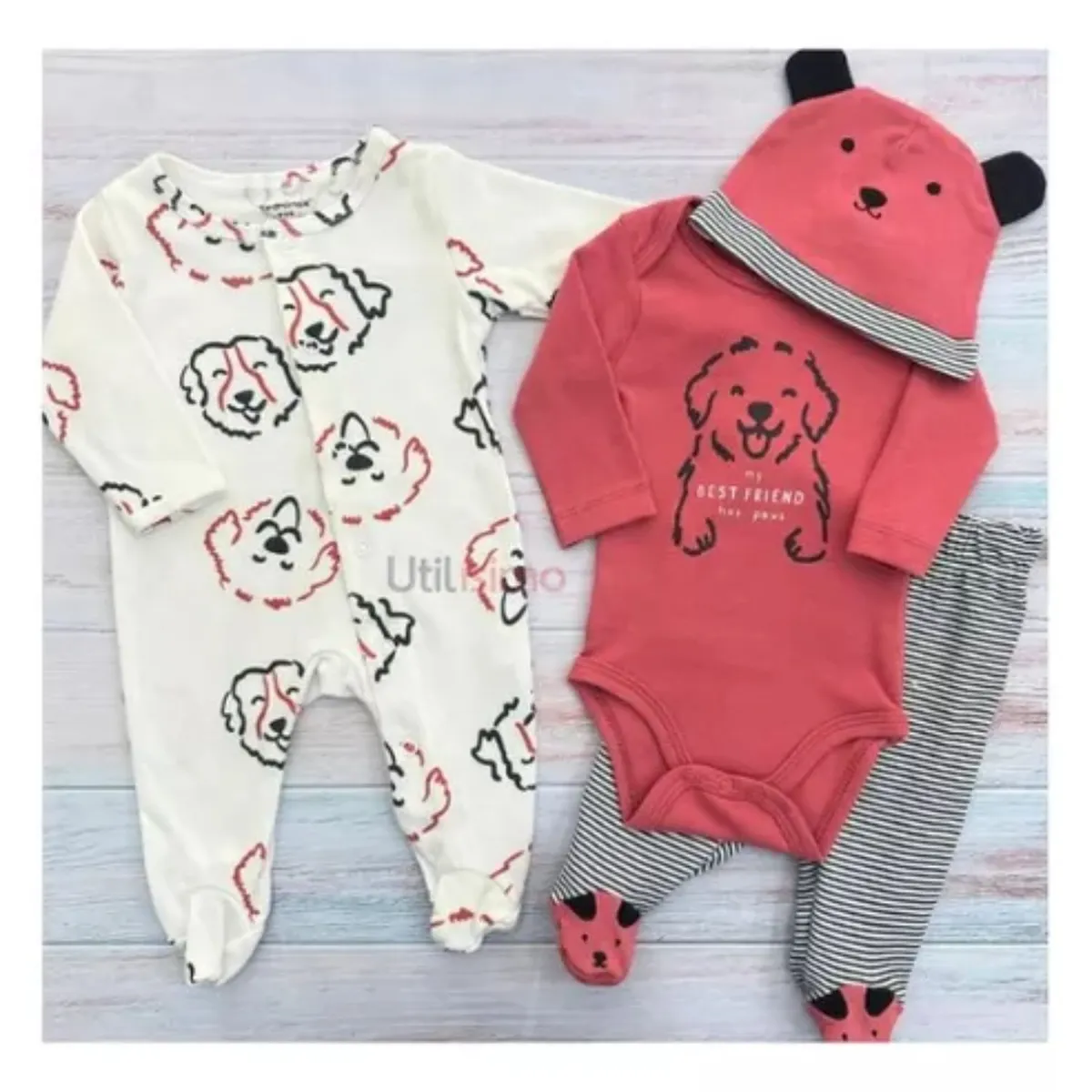 TEDMIMAK - Pack Ajuar Bebe Niño Y Niña 100% Algodon Tedmimak