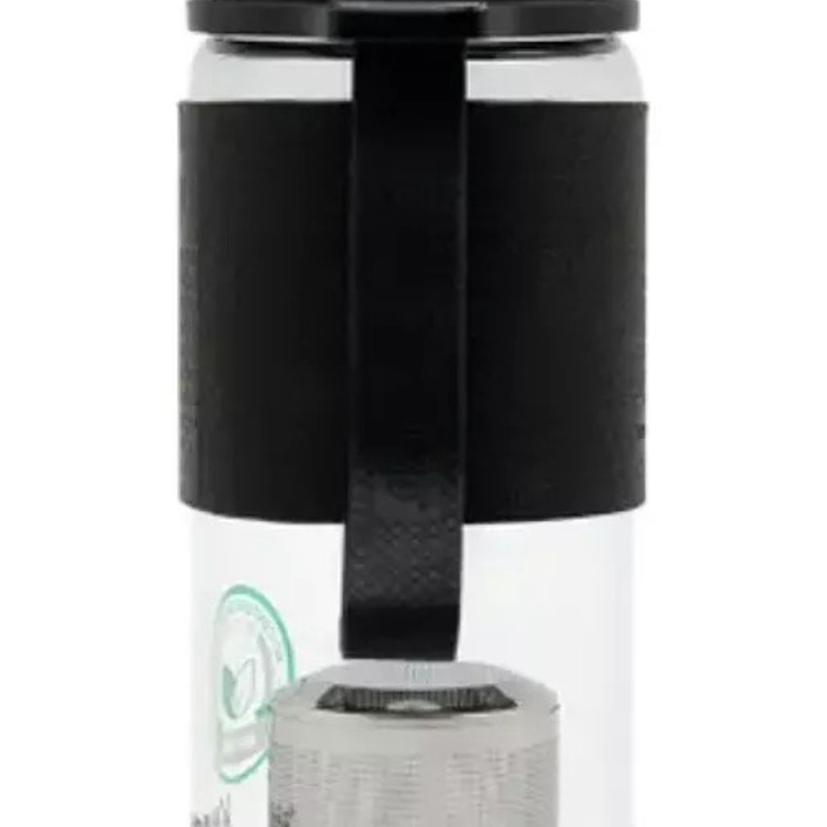 KEEP - Botella Keep Vidrio Infusor Té Hierbas 410mL Deportes Negro