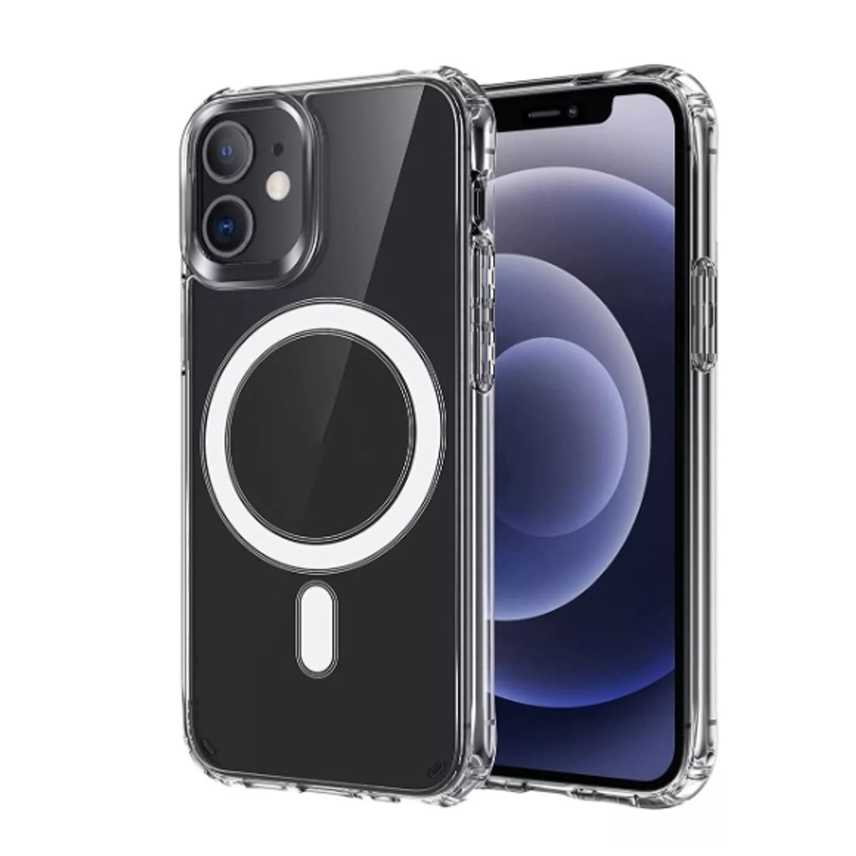 GENERICO - Funda Magnética Para iPhone varios Modelos Transparente