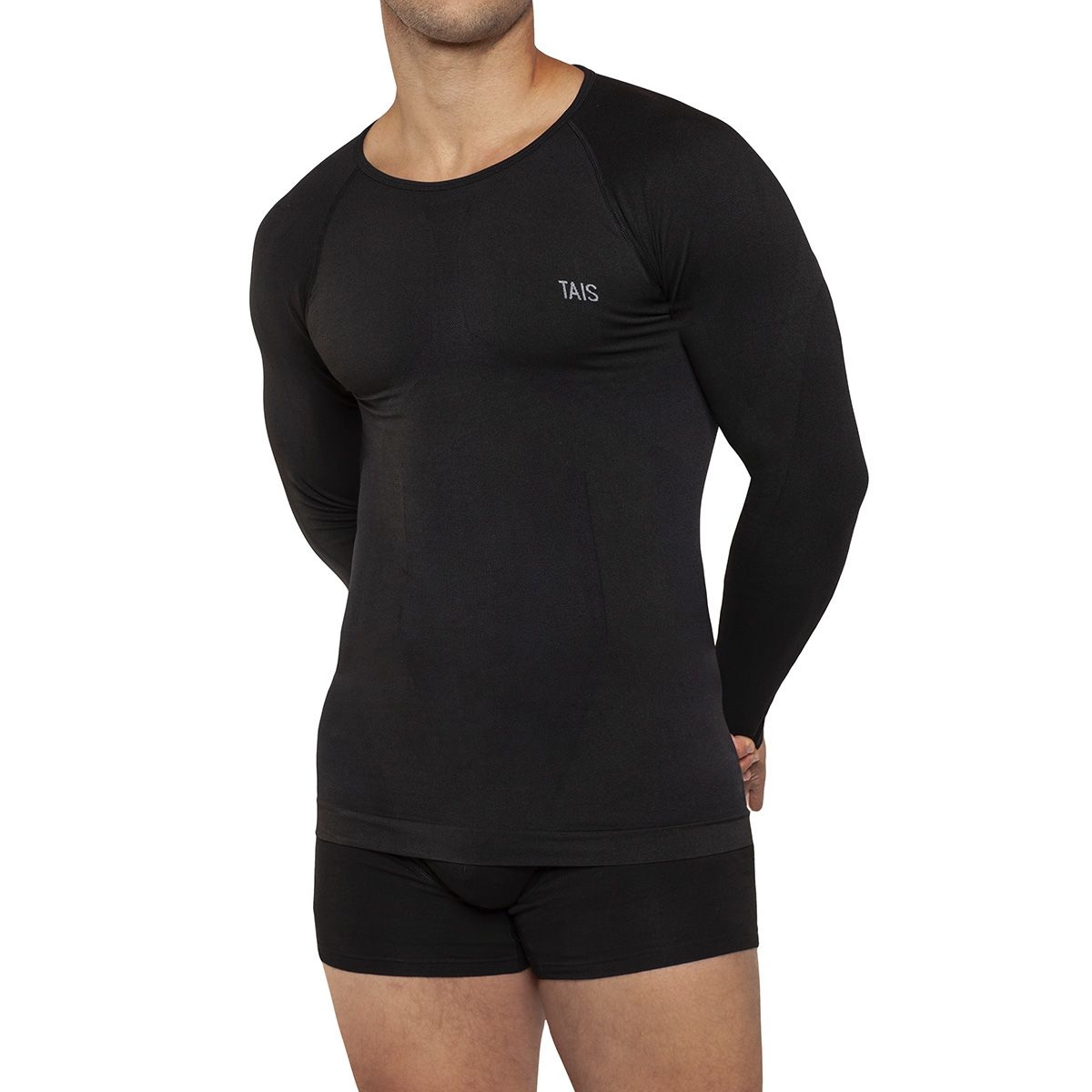 TAIS - Camiseta Primera Capa Compresión Cobre Negro Tais