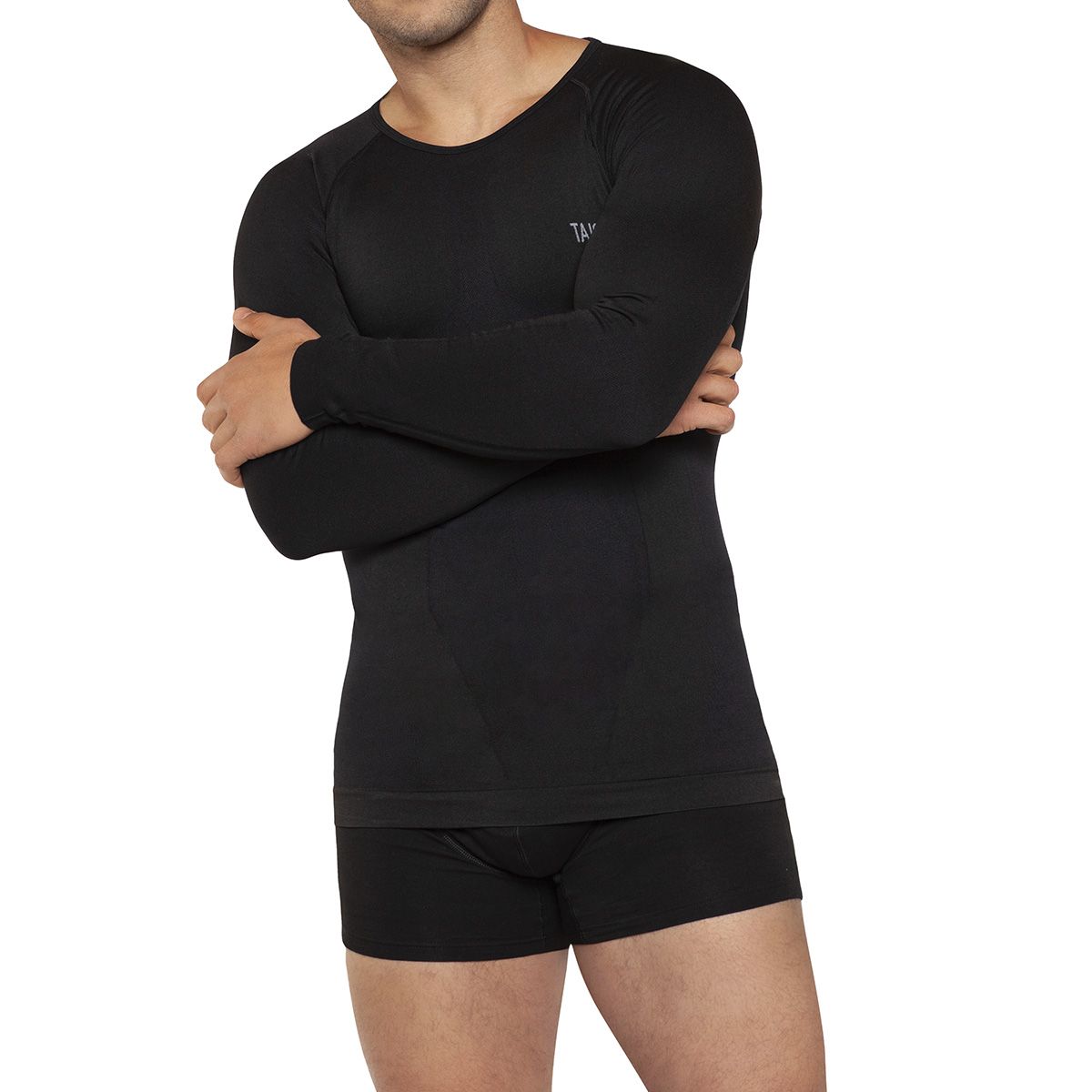 TAIS - Camiseta Primera Capa Compresión Cobre Negro Tais