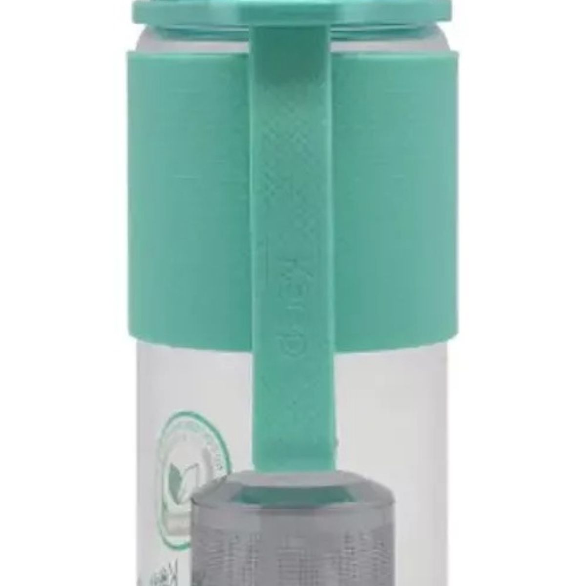 KEEP - Botella Keep Vidrio Infusor Té Hierbas 410mL Deportes Turquesa