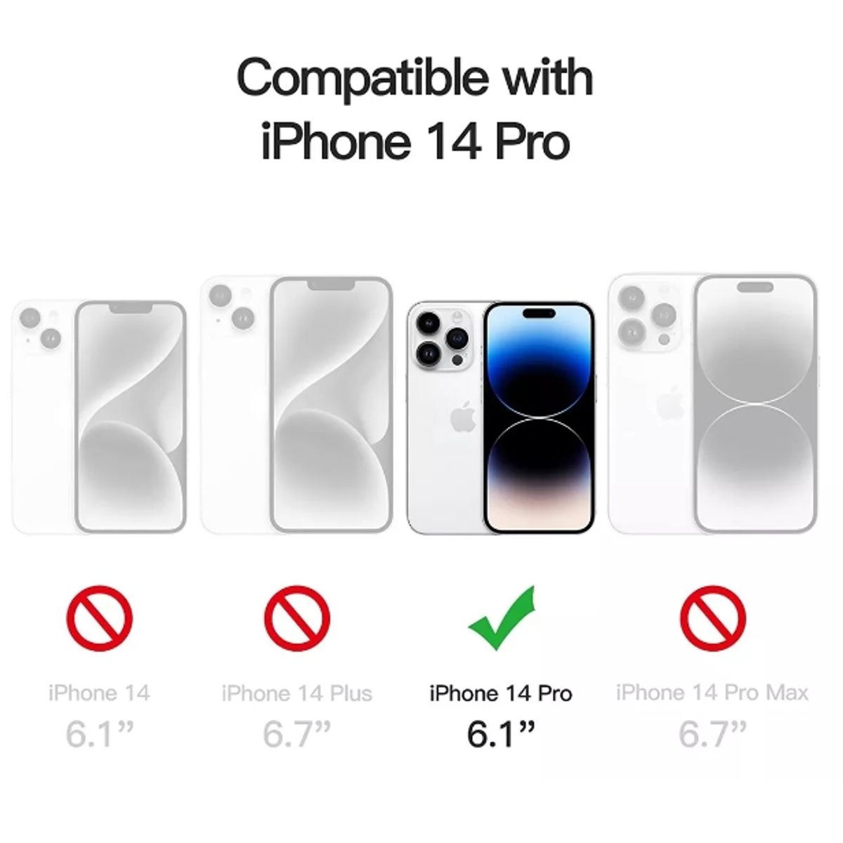 GENERICO - Carcasa Mate Para iPhone varios Funda Magnética Traslucida