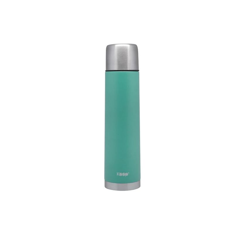 KEEP - Termo Bala 1 Lt Rubber & Original Turquesa