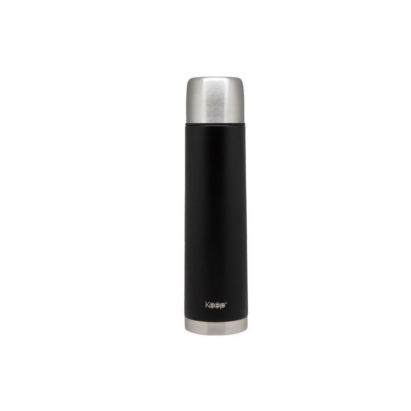 KEEP - Termo Bala 1 Lt Rubber & Original Negro