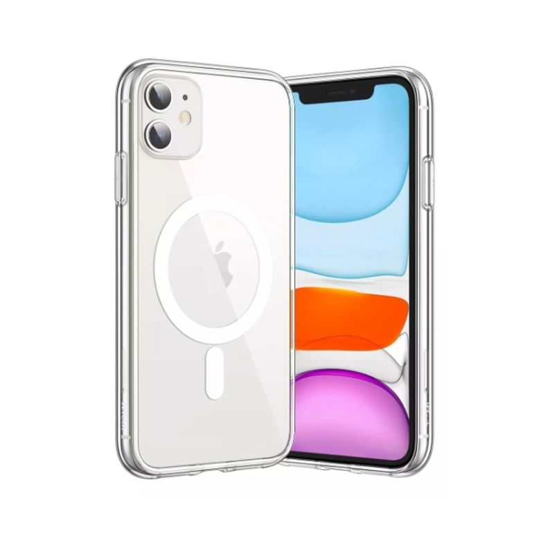 GENERICO - Funda Magnética Para iPhone varios Modelos Transparente