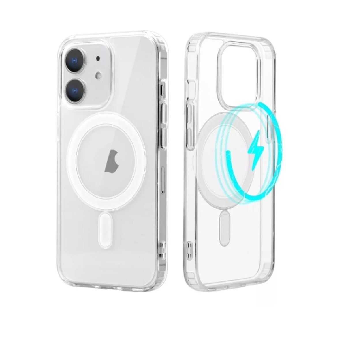 GENERICO - Funda Magnética Para iPhone varios Modelos Transparente