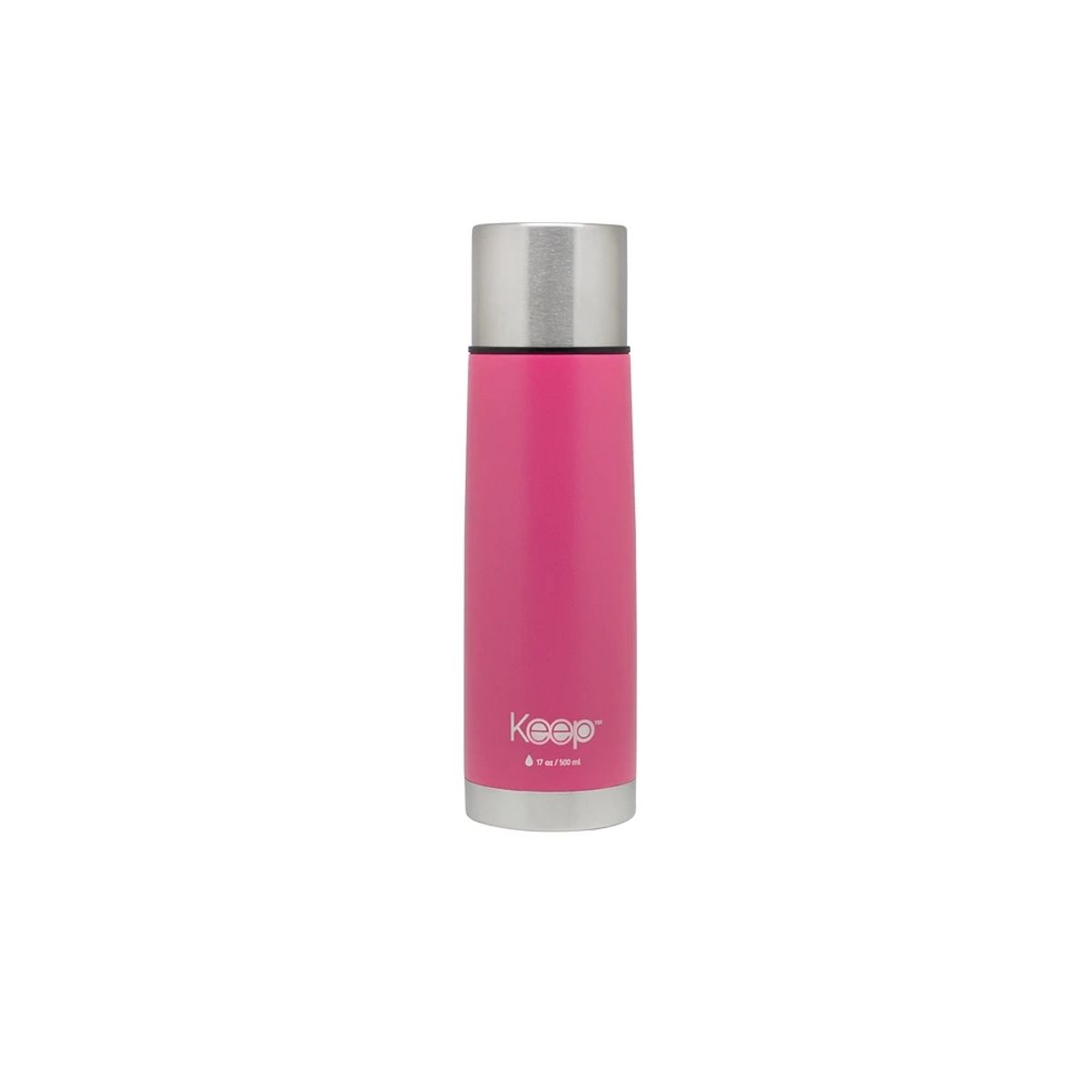 KEEP - Termo Bala Acero Inoxidable 500 Ml Rubber Rosado
