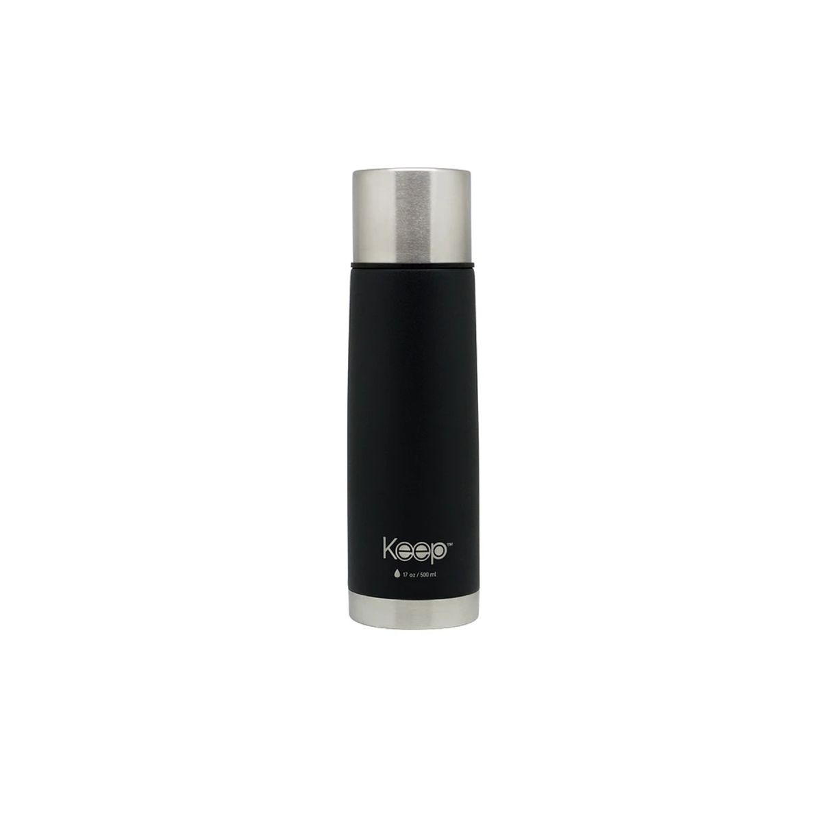 KEEP - Termo Bala Acero Inoxidable 500 Ml Rubber Negro