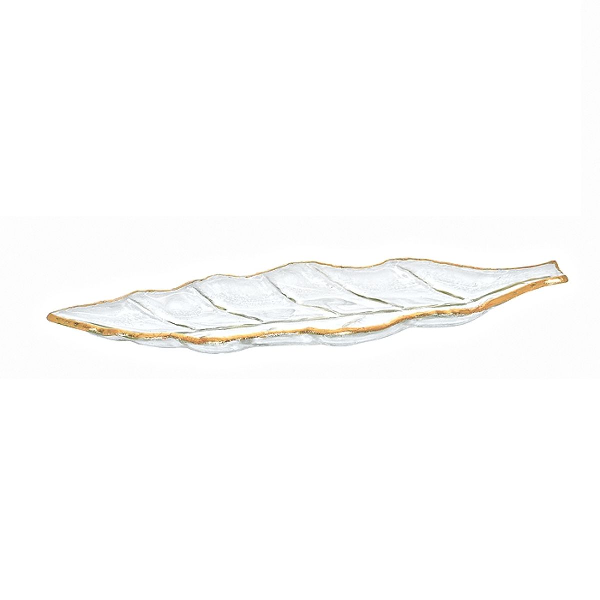 MSA MUEBLES SANTA ANA - Bandeja Hoja 31 Cm S  Frederick Gold