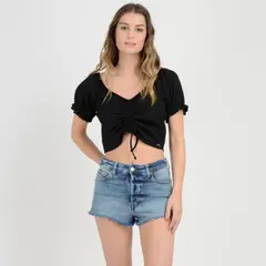 O'NEILL - POLERA MANGA CORTA ELASTIC NEGRO