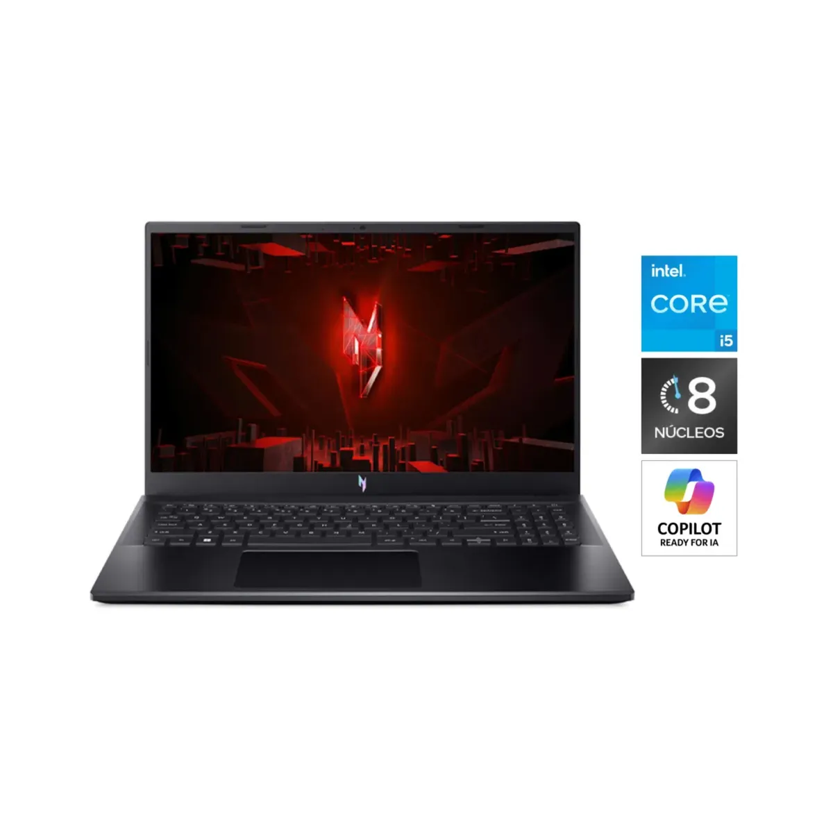 ACER - Notebook Gamer Acer Nitro V ANV15-51-53TQ  IntelCore I5  13420h RTX3050 16GB RAM 512SSD 15,6" 144Hz.