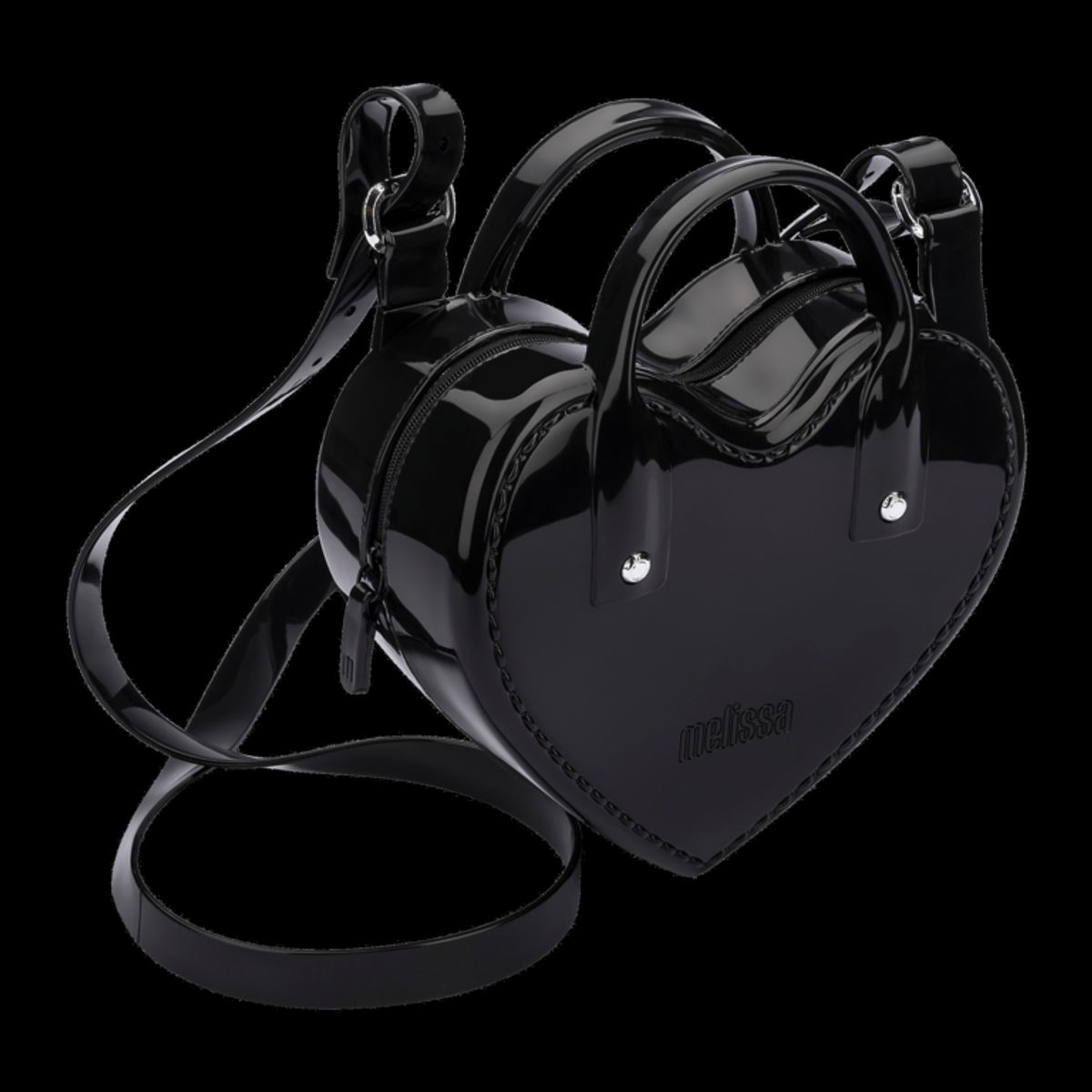 MELISSA - Cartera Melissa Heartbeat Bag Negro