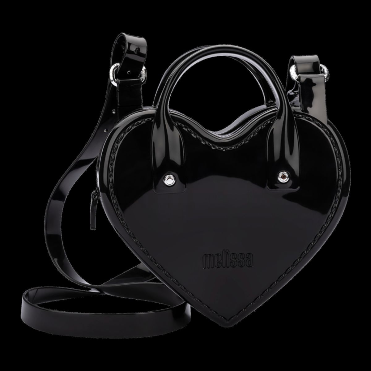 MELISSA - Cartera Melissa Heartbeat Bag Negro