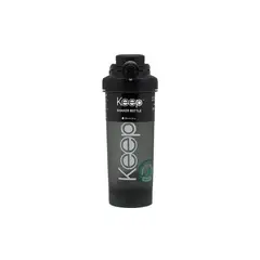 KEEP - Botella Sport Shaker 700ml Outdoor Gym Gimnasio Sport Negro