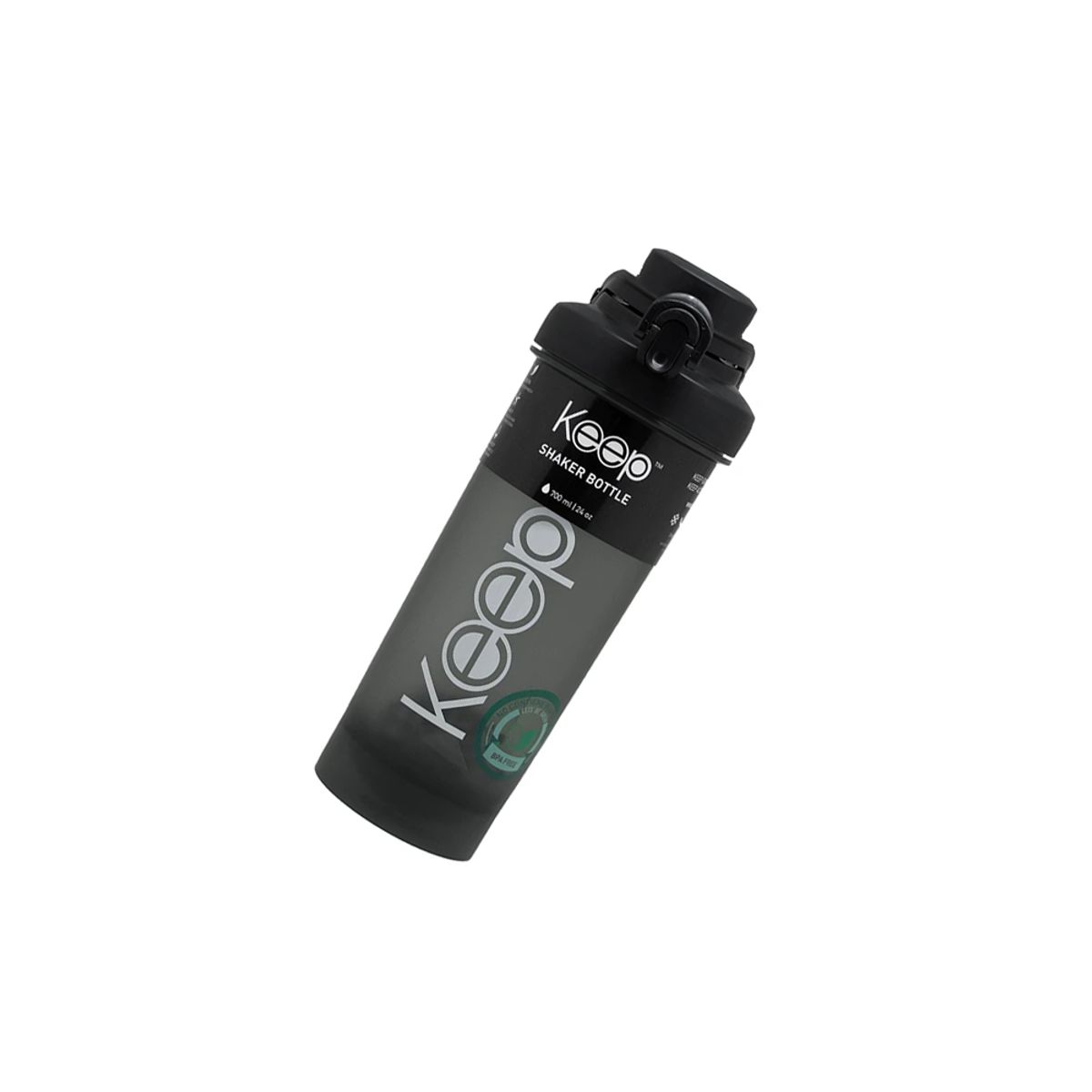 KEEP - Botella Sport Shaker 700ml Keep Outdoor Gym Gimnasio Sport Negro