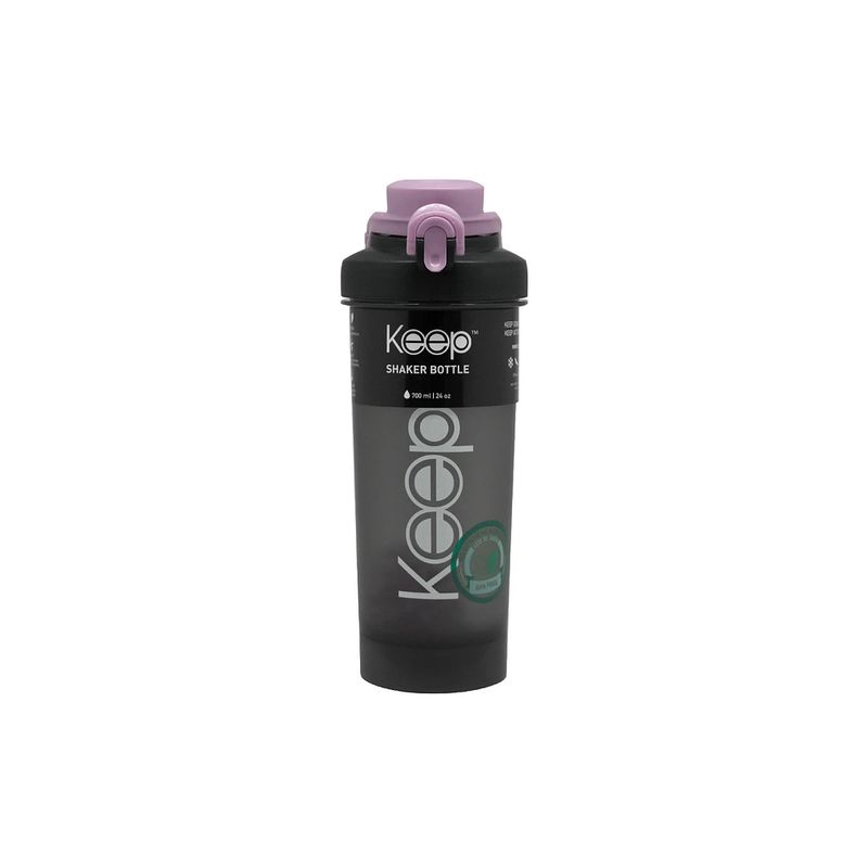 KEEP - Botella Sport Shaker 700ml Keep Outdoor Gym Gimnasio Sport Lila