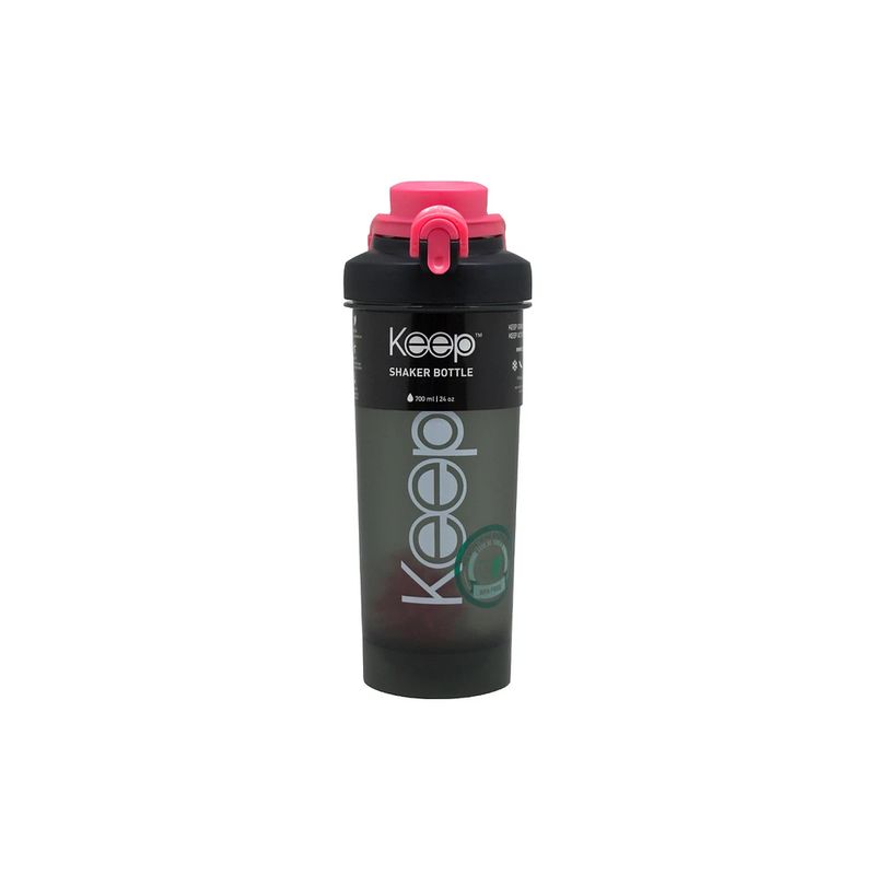 KEEP - Botella Sport Shaker 700ml Keep Outdoor Gym Gimnasio Sport Rosa