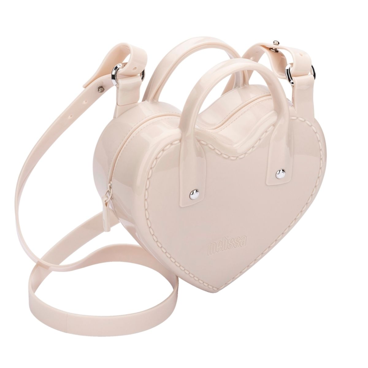 MELISSA - Cartera Melissa Heartbeat Bag Beige