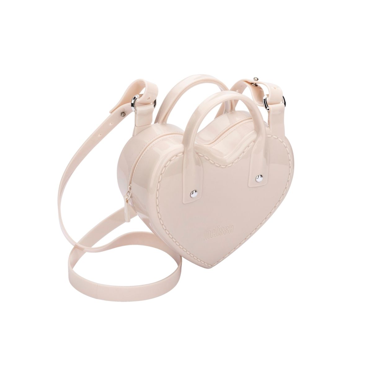 MELISSA - Cartera Melissa Heartbeat Bag Beige