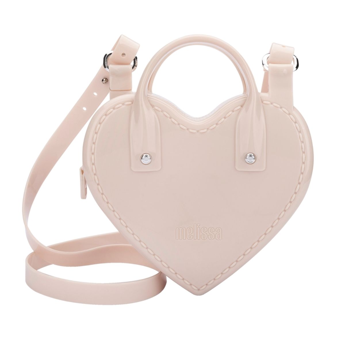 MELISSA - Cartera Melissa Heartbeat Bag Beige