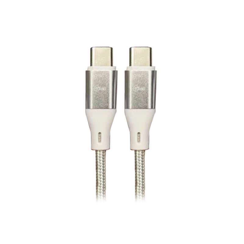 MLAB - Cable de Tipo C a Tipo C 1M Plateado MLAB