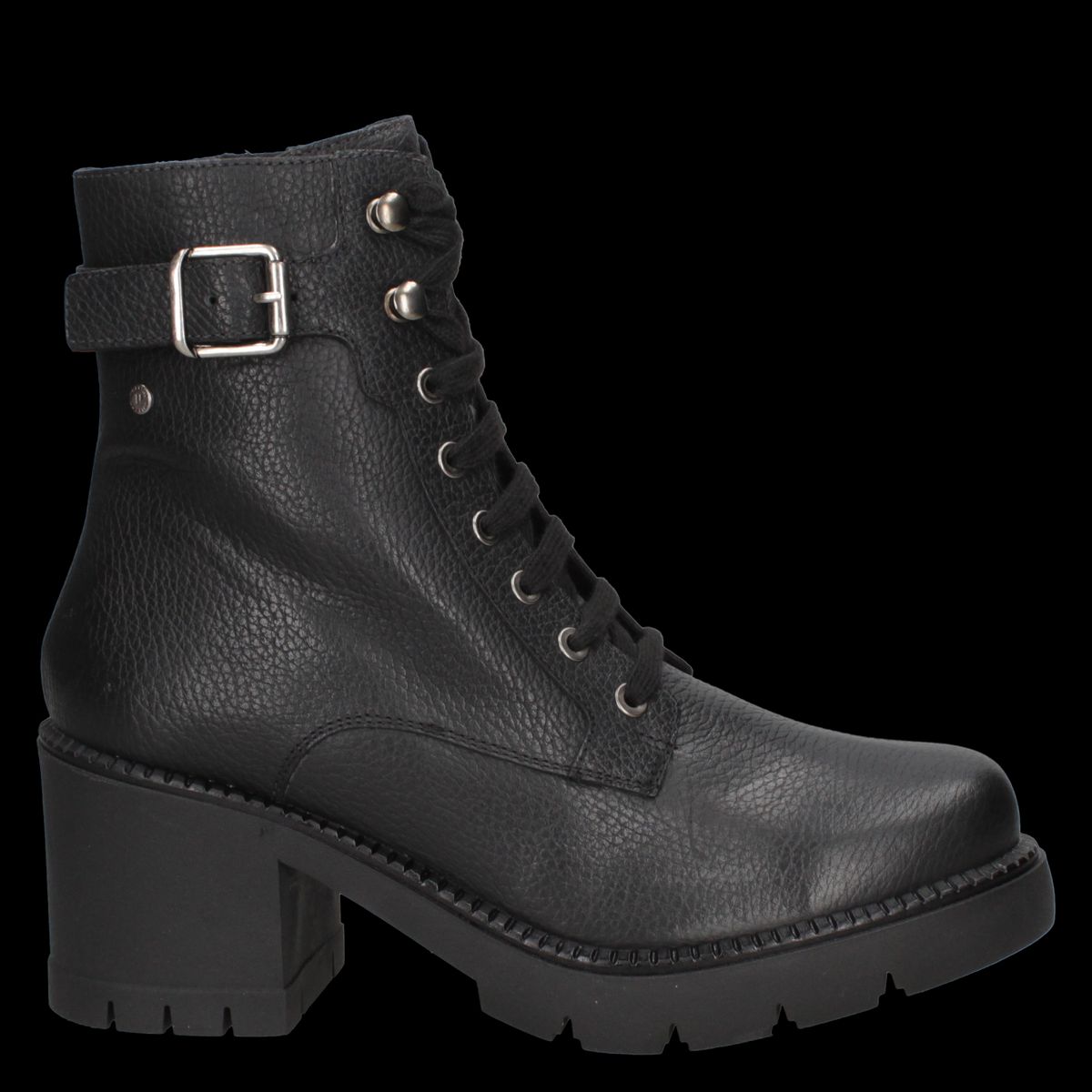 POLLINI - Botín Casual Mujer Negro Pollini