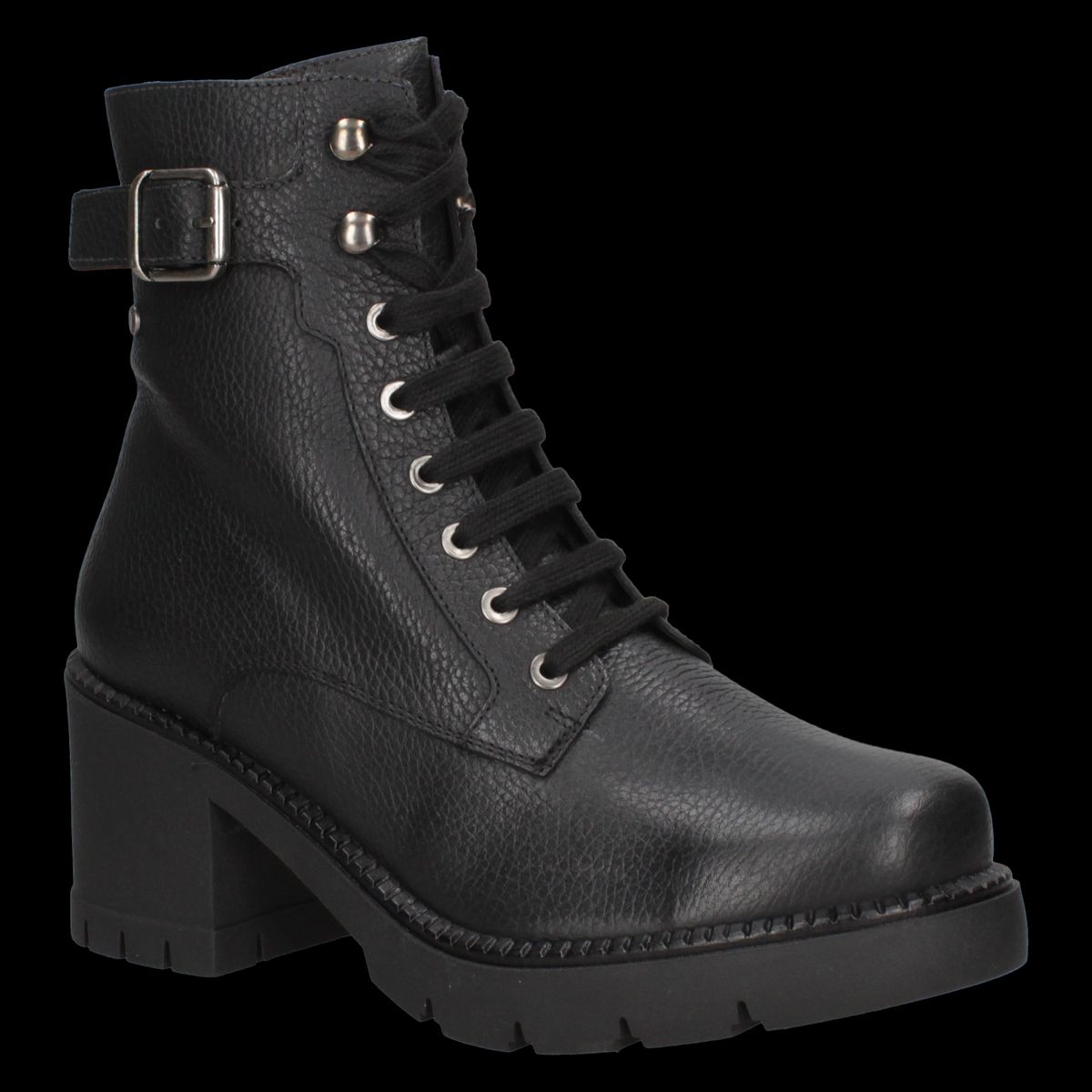 POLLINI - Botín Casual Mujer Negro Pollini