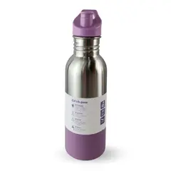 KEEP - Botella Metalica 600 ml Bebidas Deporte Violeta