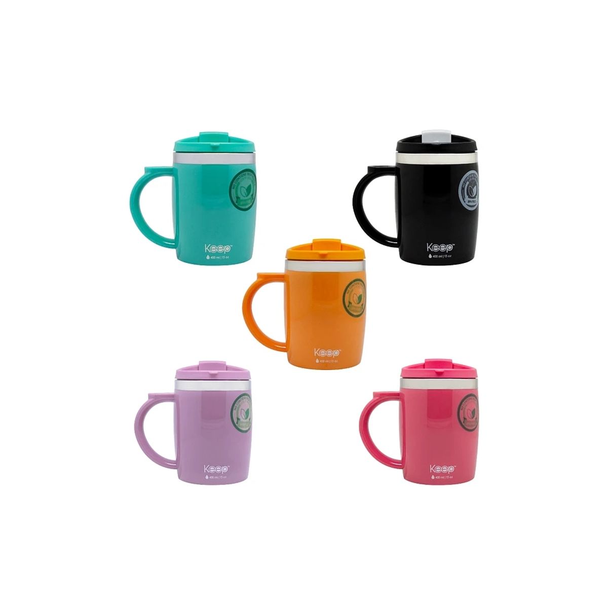 KEEP TITANIO - Mug Térmico Keep 400 Ml Negro
