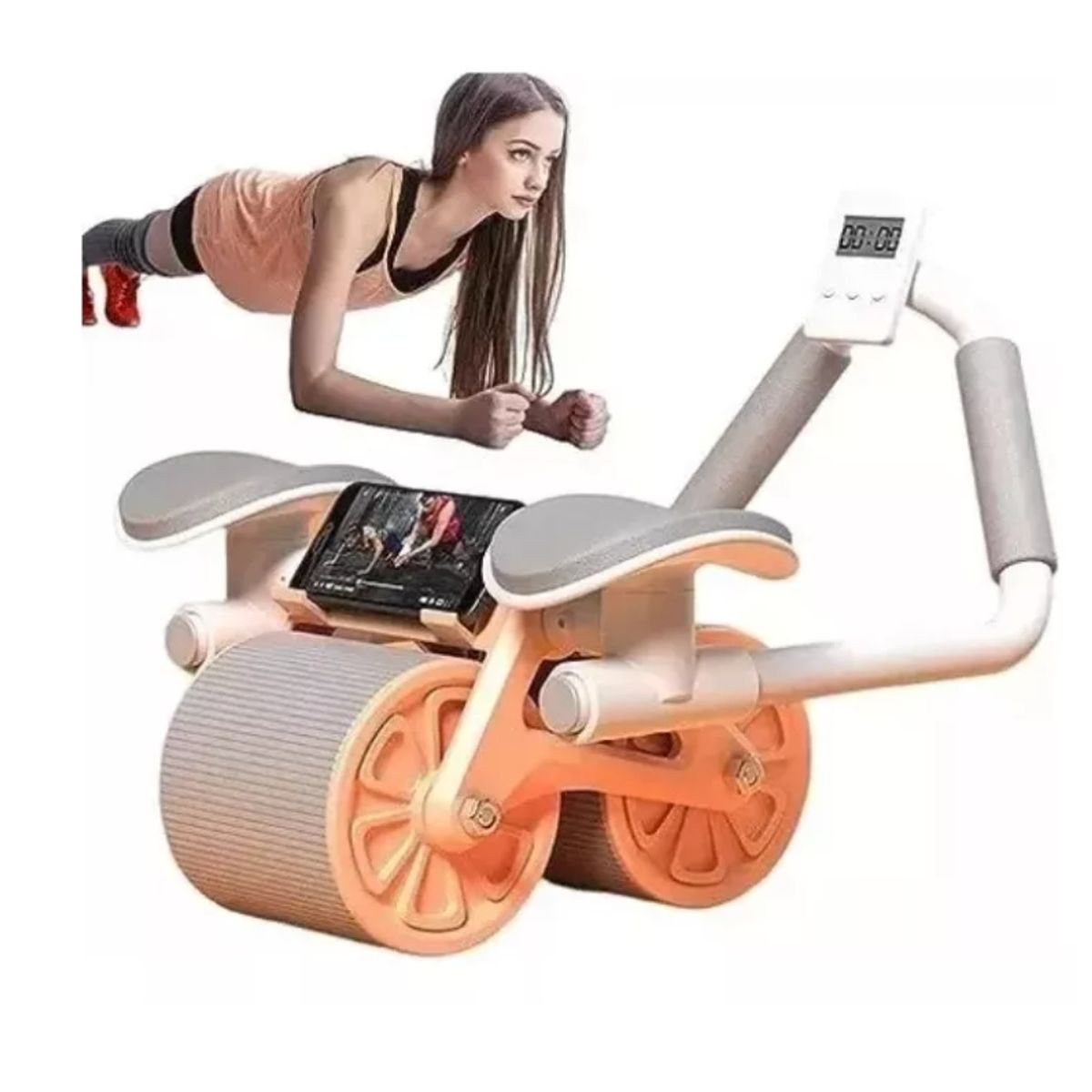 GENERICO - Rueda Abdominal Colchoneta Libre Soporte Para Codos