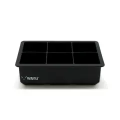 WAYU - Cubeta De Hielo Molde Silicona GrandePara 6 Cubos