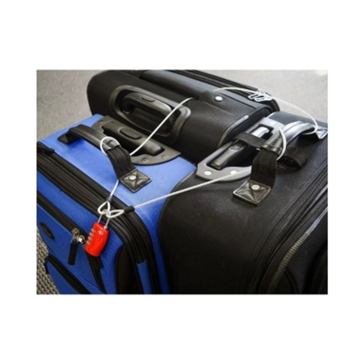 GENERICO - 6 Cables Acero Recubierto 52kg Metro y medio x 4mm