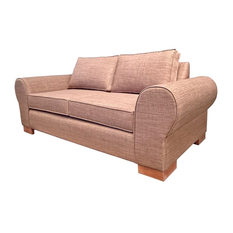 SOFAS MONTALBA - Sofá Porto 3 cuerpos color Negro Oro cojines intercambiables