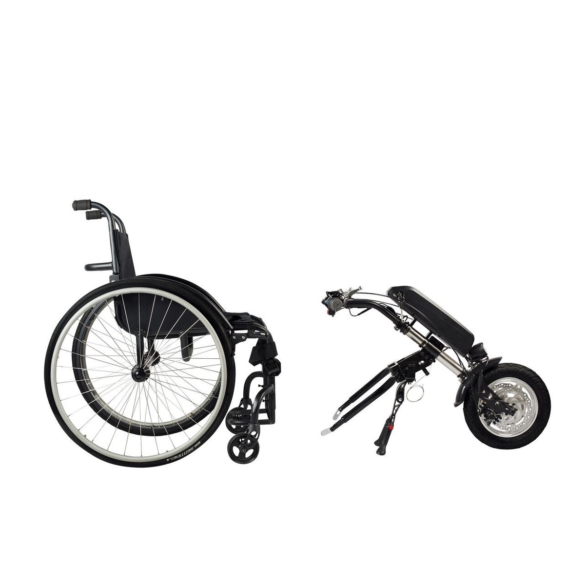 GENERICO - Handbike Electrica + Silla De Ruedas Activa Talla 36