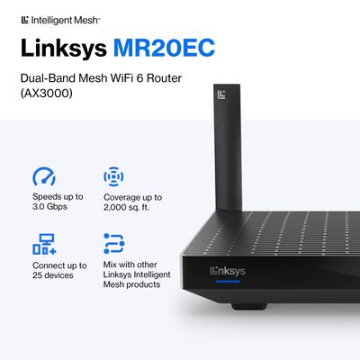 Imagen 2 del producto Router WIFI 6 Ax3000 Hydra 6 MR20EC Mesh