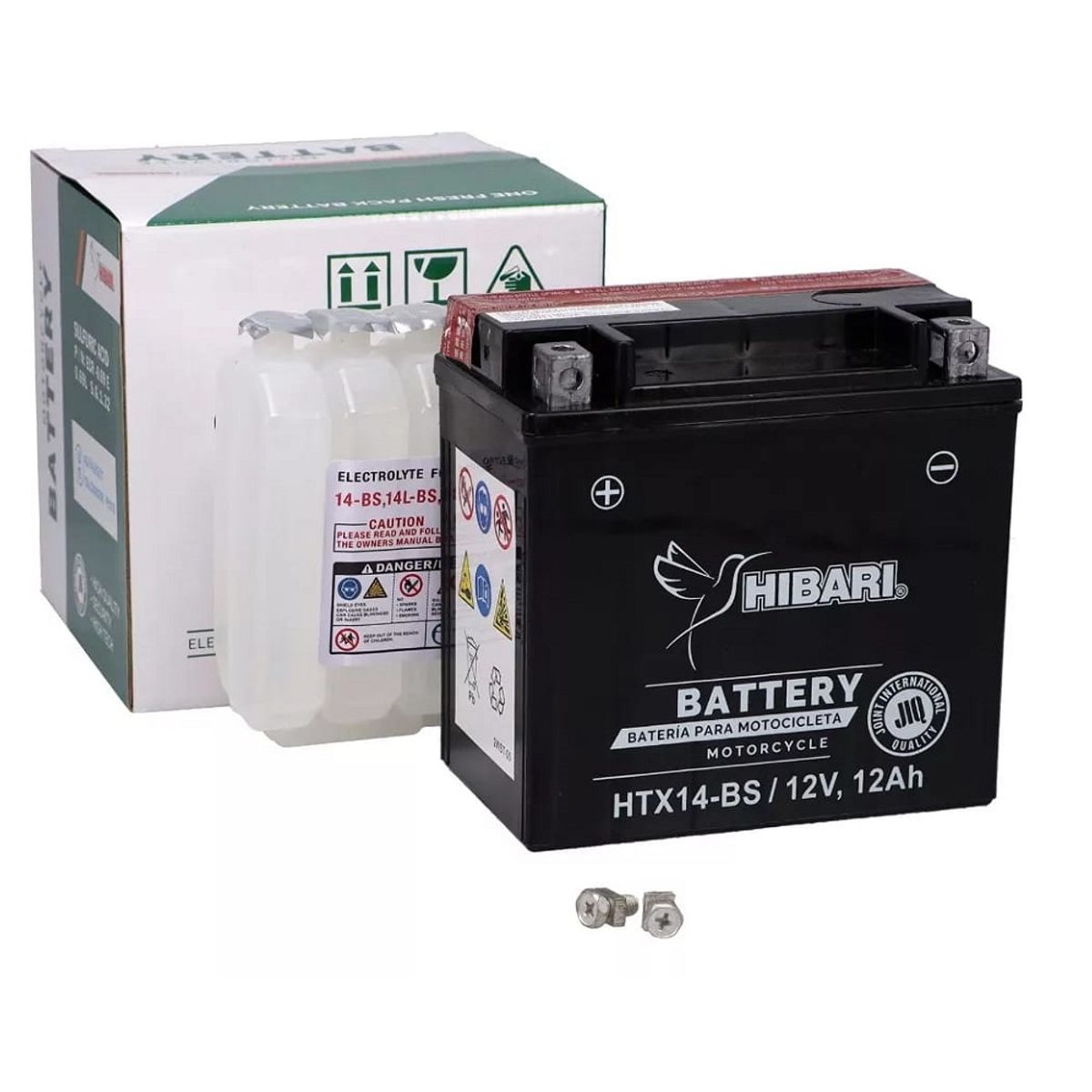 GENERICO - Batería Moto HTX14-BS o YTX14-BS o BTX14-BS HIBARI