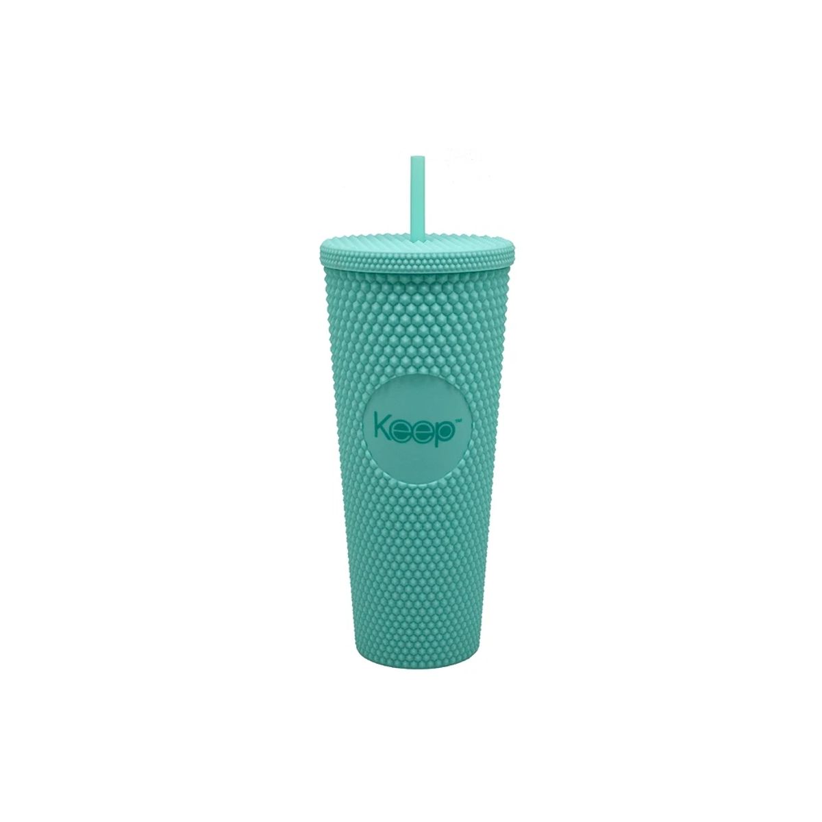 KEEP - Vaso Mug Tumbler Keep 710ml Bebidas Cafe + Bombilla Turquesa