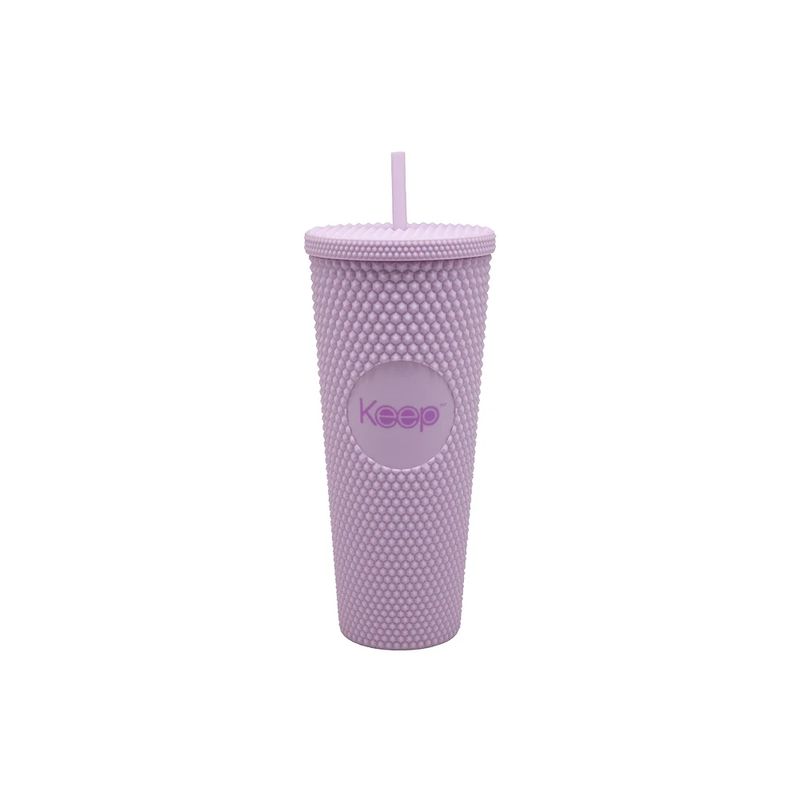 KEEP - Vaso Mug Tumbler Keep 710ml Bebidas Cafe + Bombilla Lila