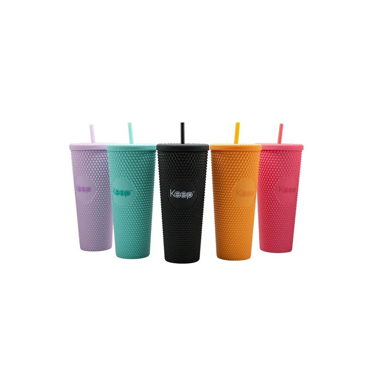 KEEP - Vaso Mug Tumbler Keep 710ml Bebidas Cafe + Bombilla Lila