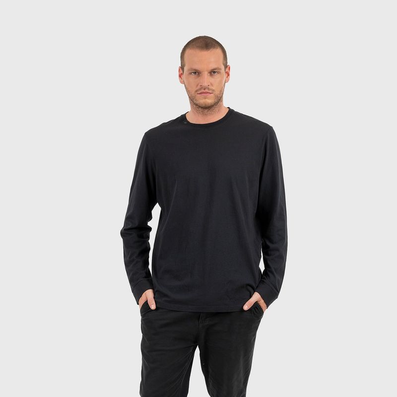 BUBBA - Long Sleeve Tee Black Black Bubba_.