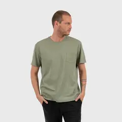 BUBBA - Essential Tee Pocket Military Black