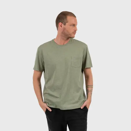 BUBBA - Essential Tee Pocket Military Black