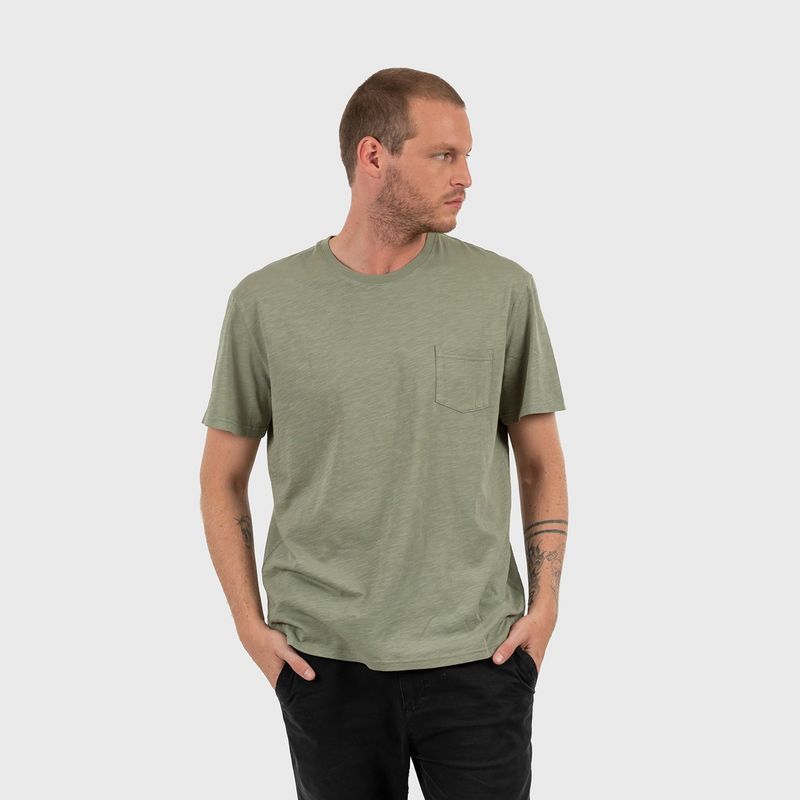 BUBBA - Essential Tee Pocket Military Black Bubba
