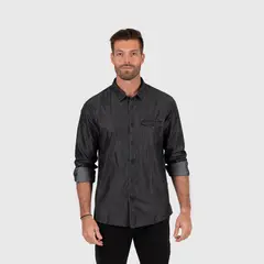 BUBBA - Tencel Shirt Grey Black